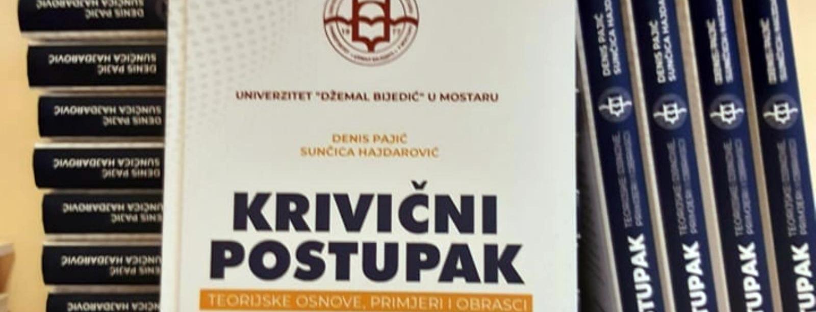 Prezentirana publikacija: Krivični postupak - teorijske osnove, primjeri i obrasci